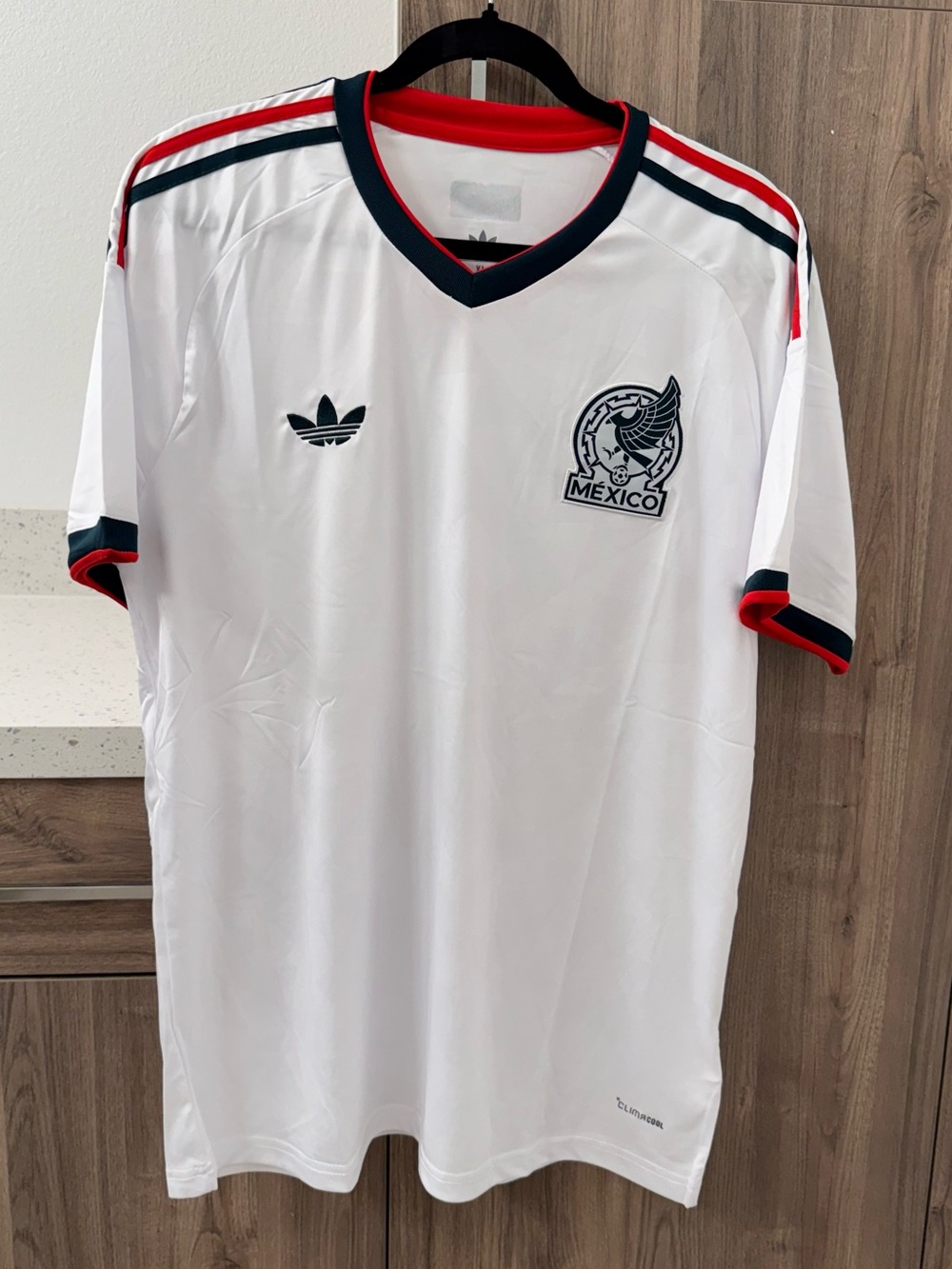 NWT Mexico Soccer Fan Jersey Shirt White Women’s XL New World Cup FIFA Fan Tee